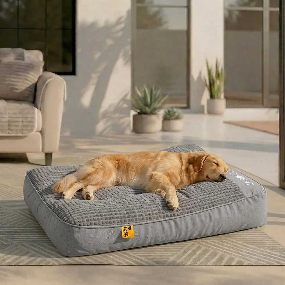 Indulge Your Dog with Our Luxurious Large Thick Scratch-Resistant Orthopedic Cushion Bed