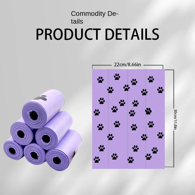 Biodegradable Pet Garbage Bag Dog Poop Bags