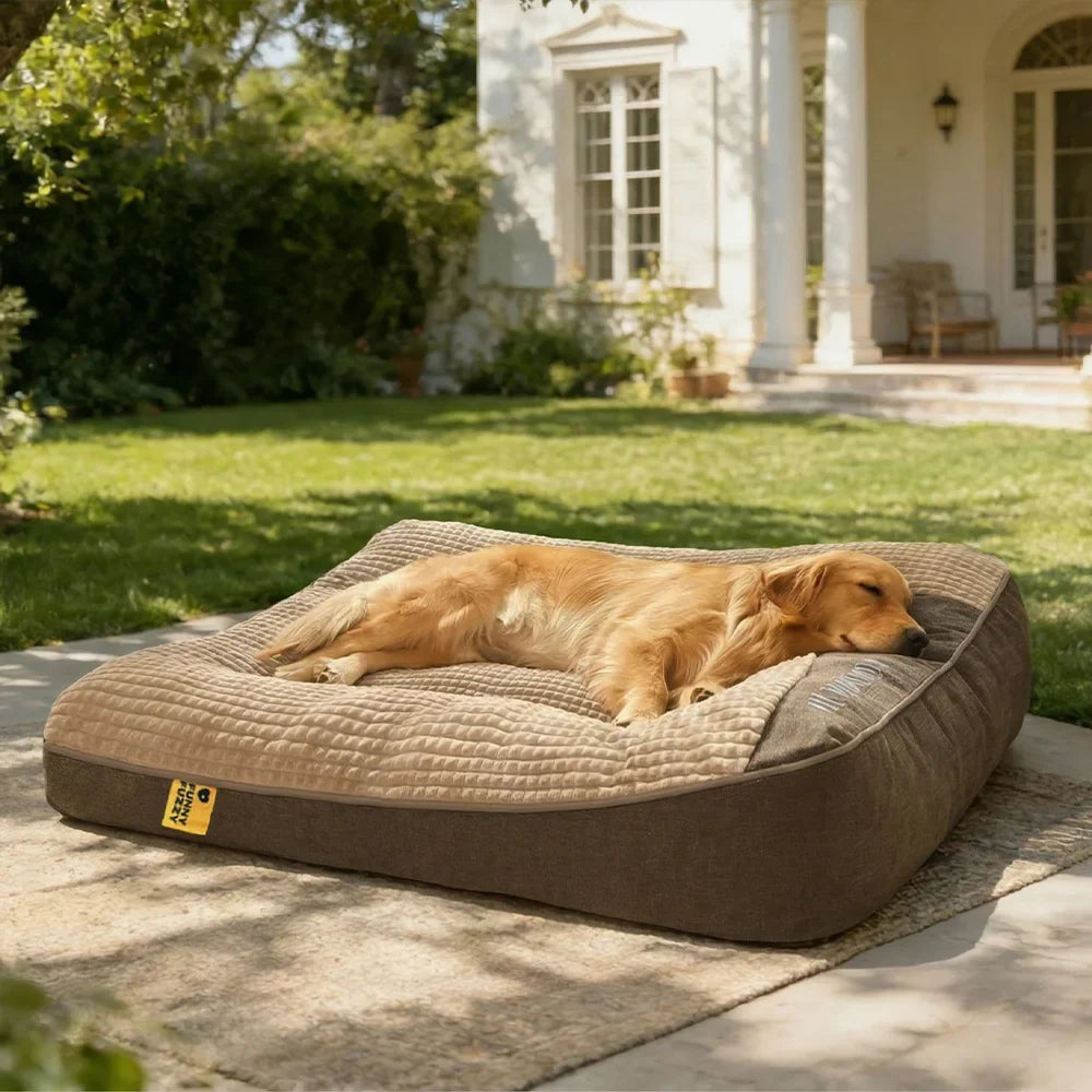 Indulge Your Dog with Our Luxurious Large Thick Scratch-Resistant Orthopedic Cushion Bed