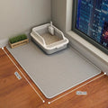 Cat Litter Mat Waterproof Double Layer Nonslip 90x60cm