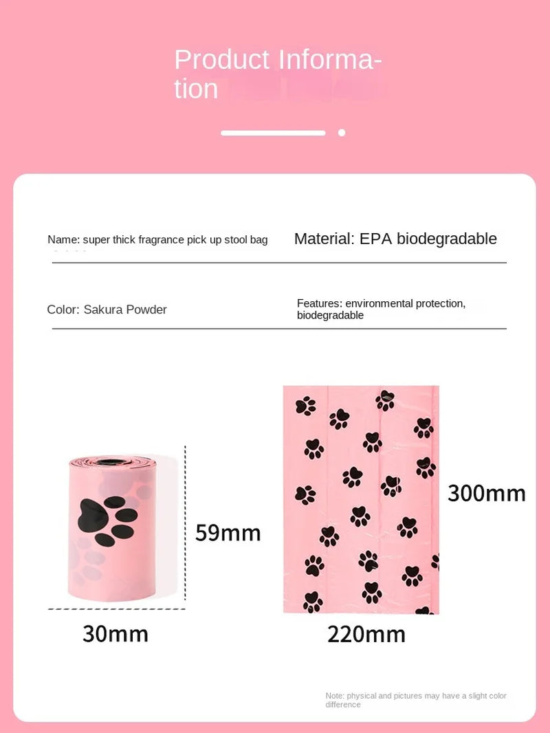 Biodegradable Pet Garbage Bag Dog Poop Bags