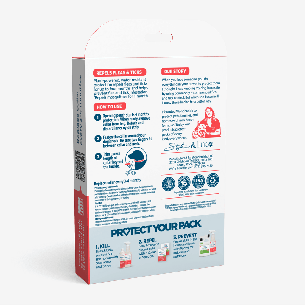 Protect Your Pets with Our Peppermint Flea & Tick Collar for Dogs and Cats – Lasts Up to 4 Months!