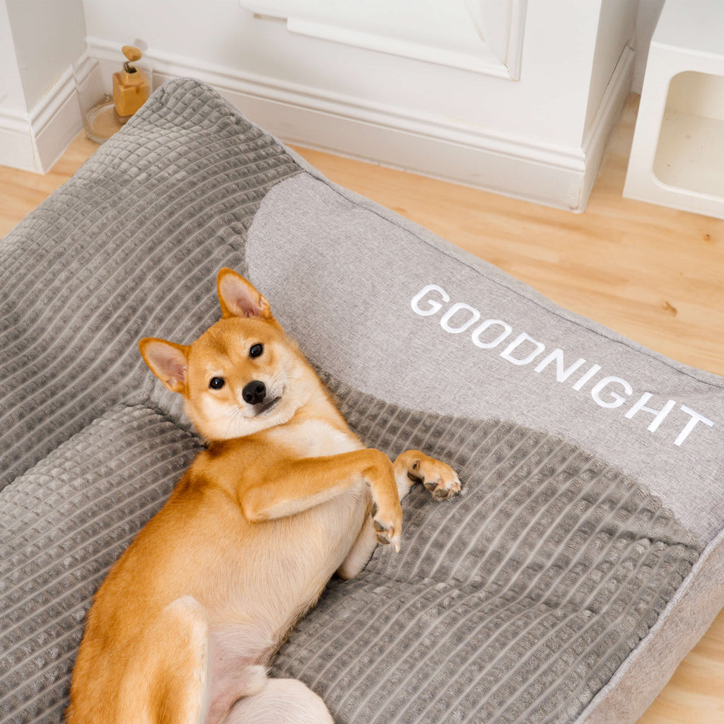 Indulge Your Dog with Our Luxurious Large Thick Scratch-Resistant Orthopedic Cushion Bed
