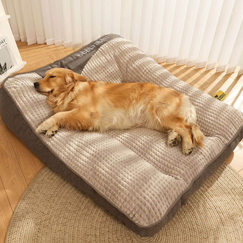Indulge Your Dog with Our Luxurious Large Thick Scratch-Resistant Orthopedic Cushion Bed