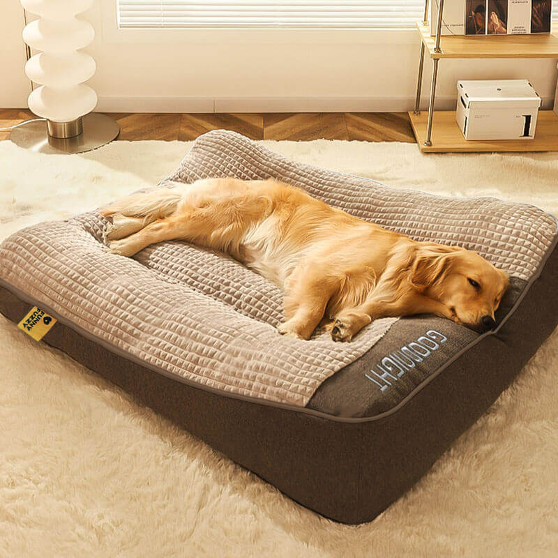 Indulge Your Dog with Our Luxurious Large Thick Scratch-Resistant Orthopedic Cushion Bed