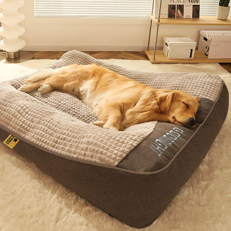 Indulge Your Dog with Our Luxurious Large Thick Scratch-Resistant Orthopedic Cushion Bed