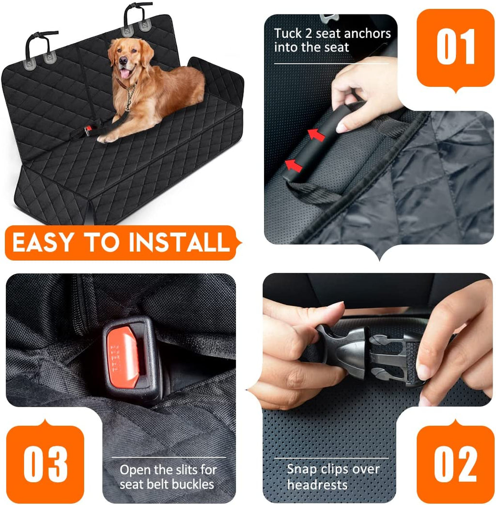 Back Seat Cover for Dogs , Car Seat Protector