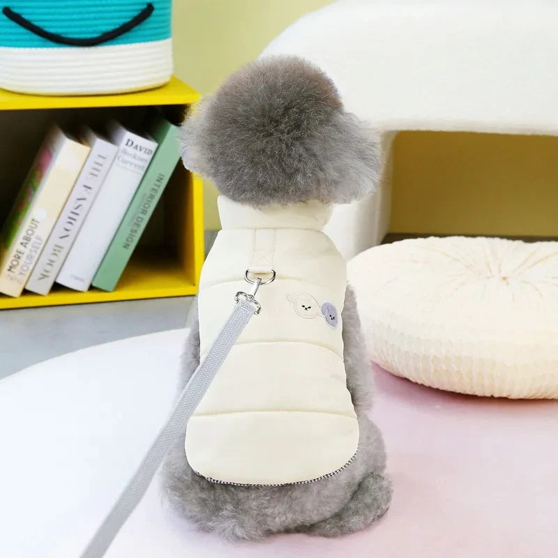 Dog Winter Clothes for Small Medium Dogs & Cats with D-Ring 