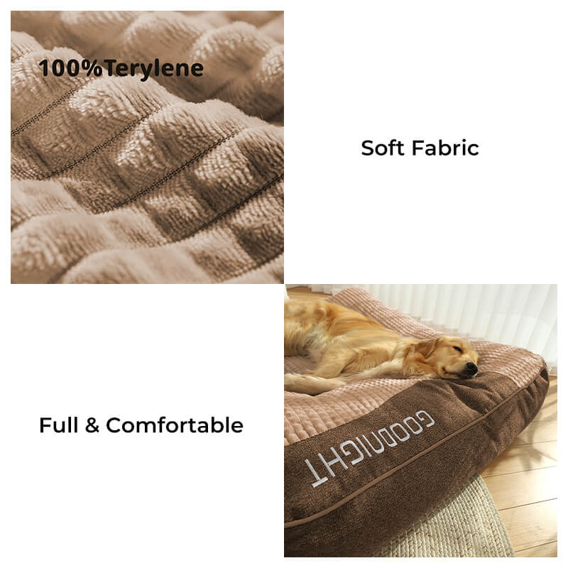 Indulge Your Dog with Our Luxurious Large Thick Scratch-Resistant Orthopedic Cushion Bed