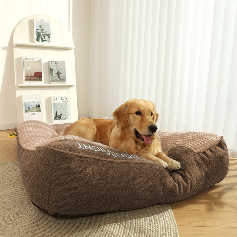 Indulge Your Dog with Our Luxurious Large Thick Scratch-Resistant Orthopedic Cushion Bed