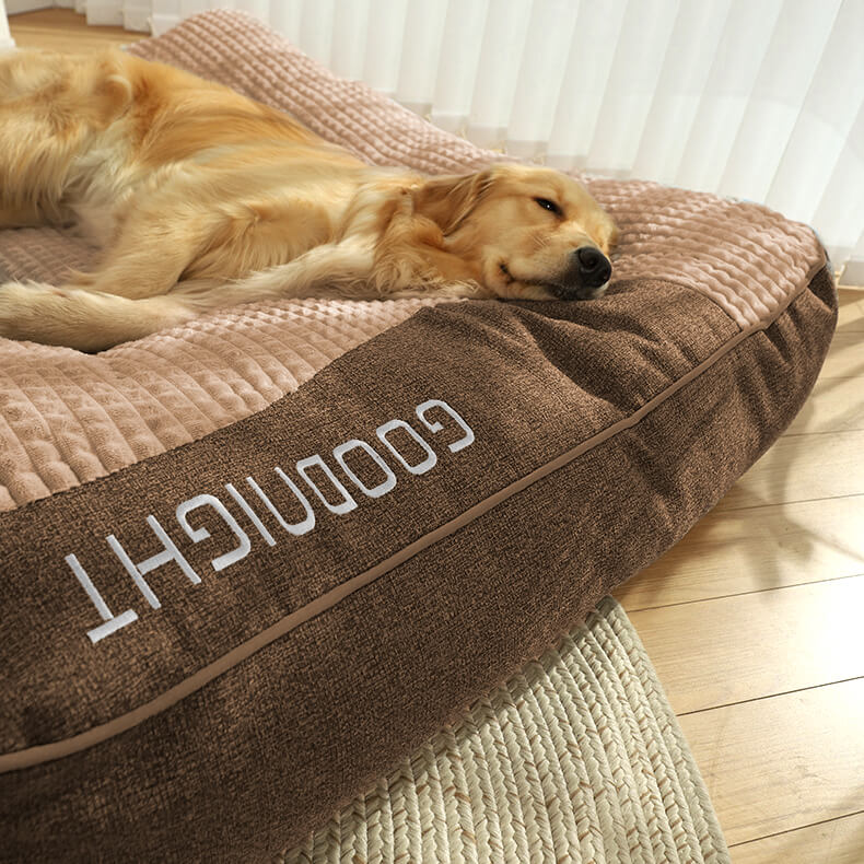 Indulge Your Dog with Our Luxurious Large Thick Scratch-Resistant Orthopedic Cushion Bed